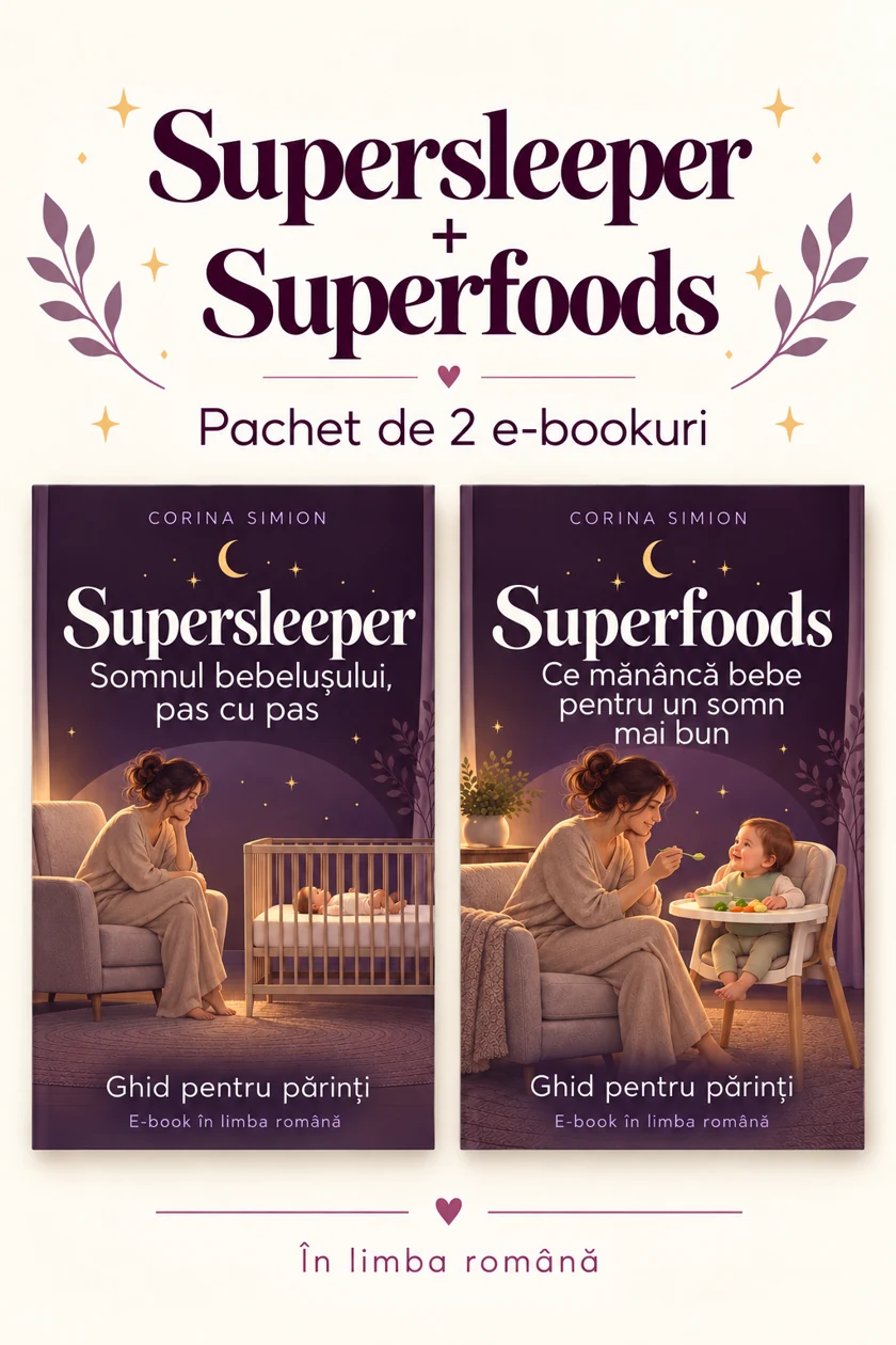 Supersleeper + Superfoods — Pachet de 2 e-bookuri în română.