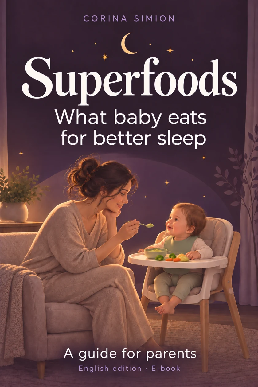 Superfoods — What baby eats for better sleep. Corina Simion. English edition.